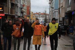 Başkan Çetin 57.Alay Yürüyüşüne Katıldı